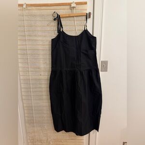 Deiji Studios Double Layered Dress - Black